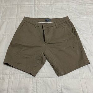 Ash & Erie Beige Stretch Chino Short